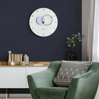 Wall Clock | Scandinavian Minimalist & Easy-to-Read | 38 cm Diameter