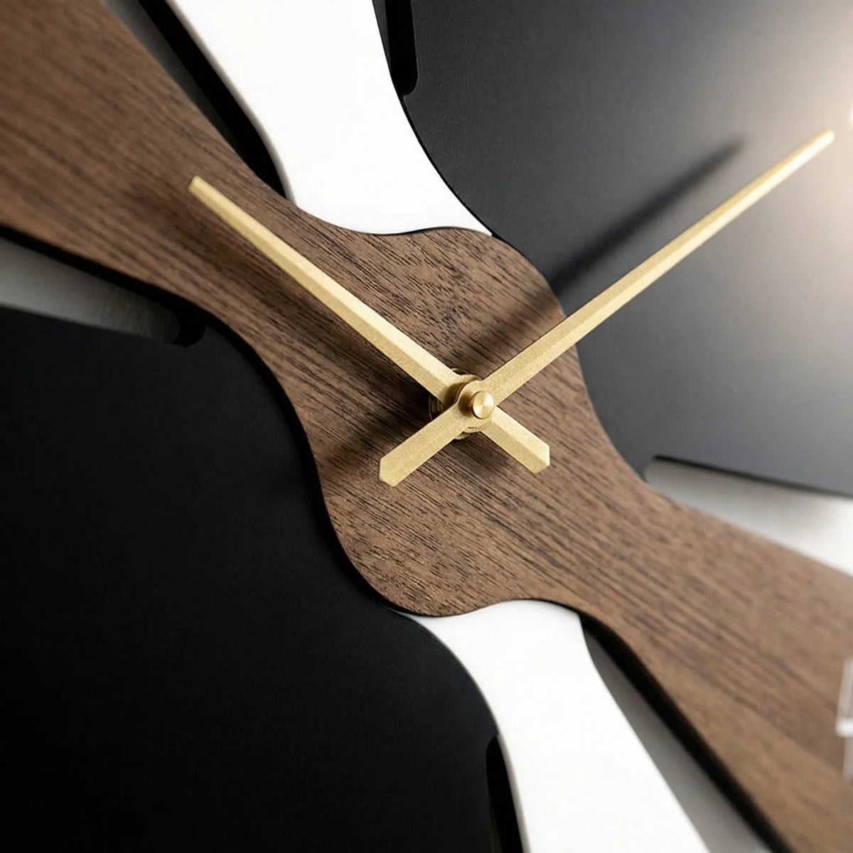 Wall Clock | Sculptural Segmented Dial & Silent Mechanism | 25 cm Diameter