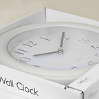 Wall Clock | Silent Analog Quartz | 10-Inch Diameter