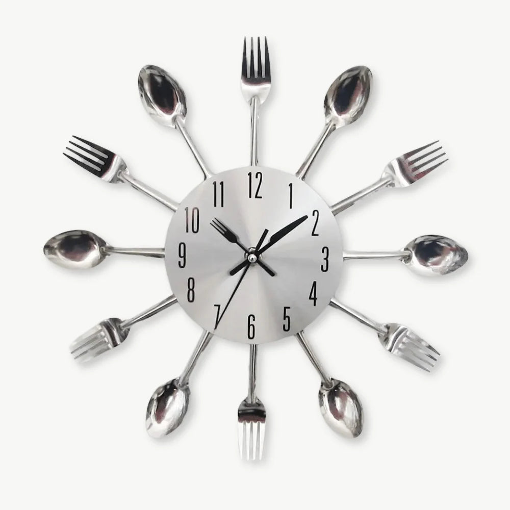 Wall Clock | Silent Quartz Metal | 30 cm Diameter