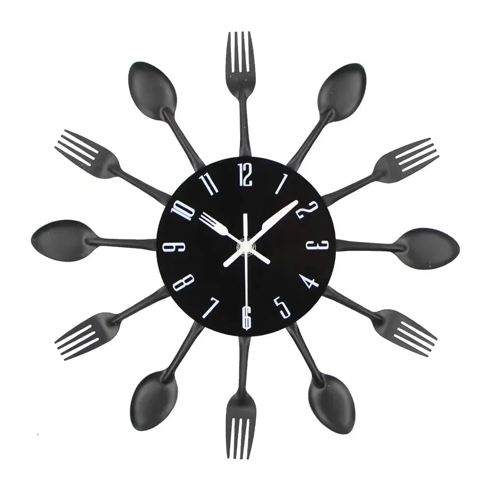 Wall Clock | Silent Quartz Metal | 30 cm Diameter