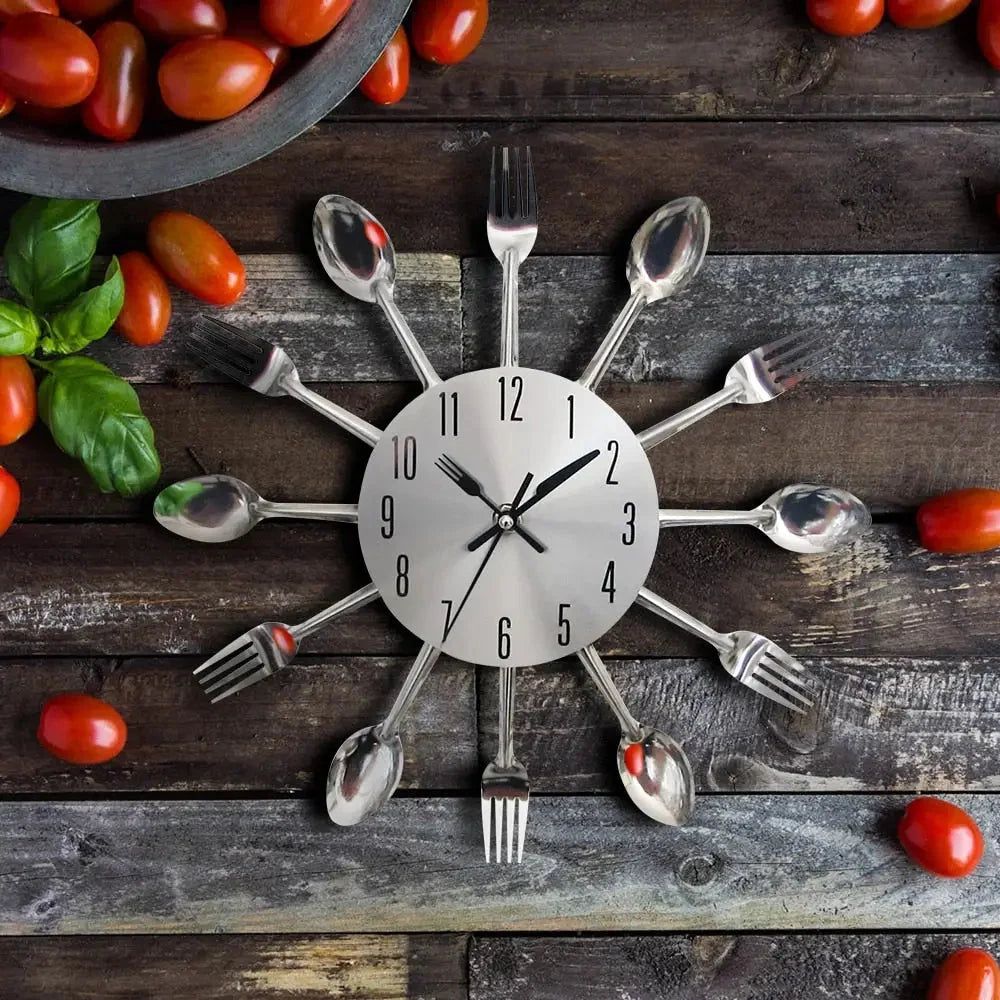 Wall Clock | Silent Quartz Metal | 30 cm Diameter