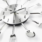 Wall Clock | Silent Quartz Metal | 30 cm Diameter