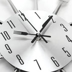 Wall Clock | Silent Quartz Metal | 30 cm Diameter