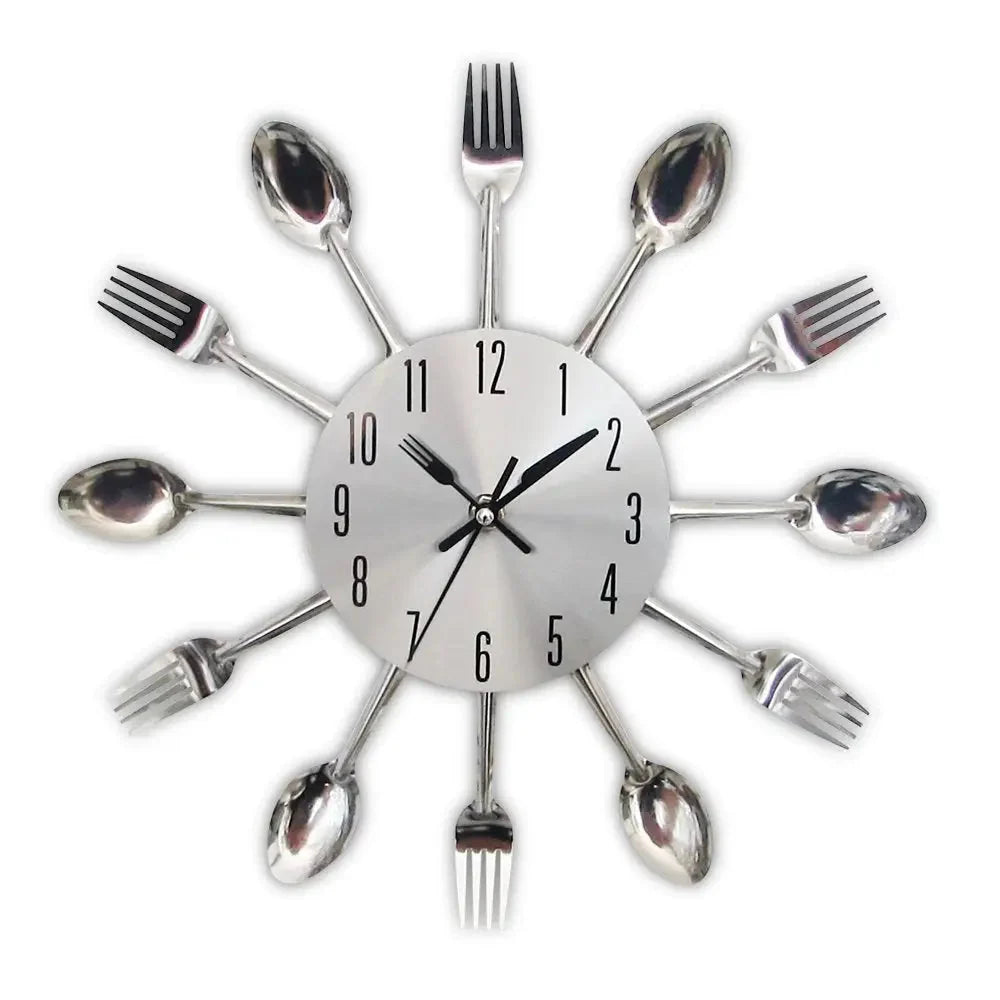 Wall Clock | Silent Quartz Metal | 30 cm Diameter