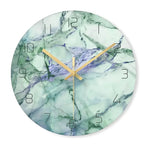 Wall Clock | Silent Quartz Movement & Glass Face | 12-Inch