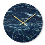 Wall Clock | Silent Quartz Movement & Glass Face | 12-Inch
