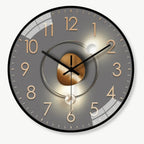 Wall Clock | Silent Quartz Movement | Light & Shadow Design