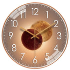 Wall Clock | Silent Quartz Movement | Light & Shadow Design