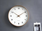 Wall Clock | Silent Quartz Movement & Wooden Frame