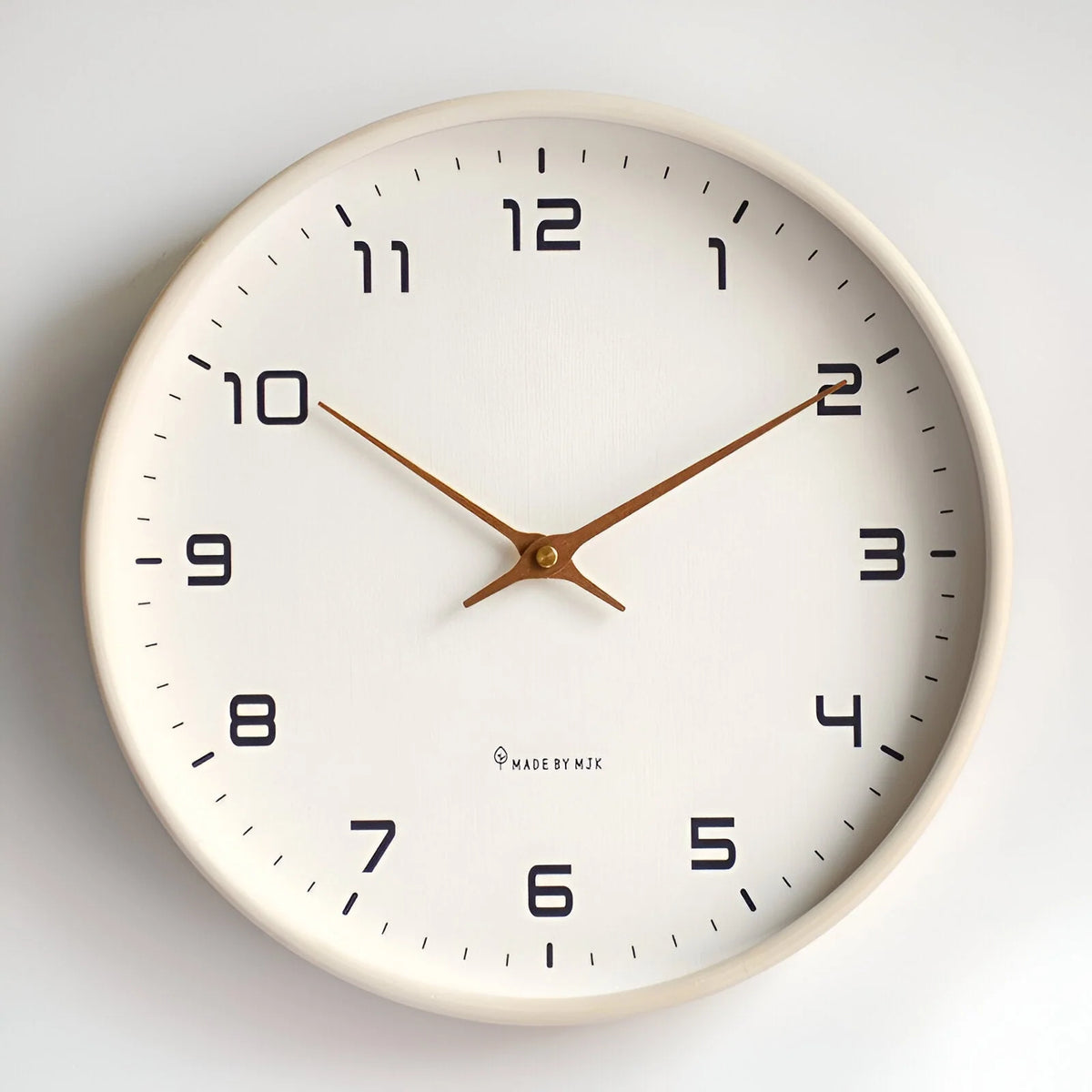 Wall Clock | Silent Quartz Movement & Wooden Frame