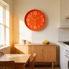 Wall Clock | Silent Sweep Movement & Bold Easy-Read Numerals