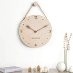 Wall Clock | Silent Sweep & Natural Birch Wood | Minimalist Design