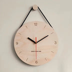 Wall Clock | Silent Sweep & Natural Birch Wood | Minimalist Design