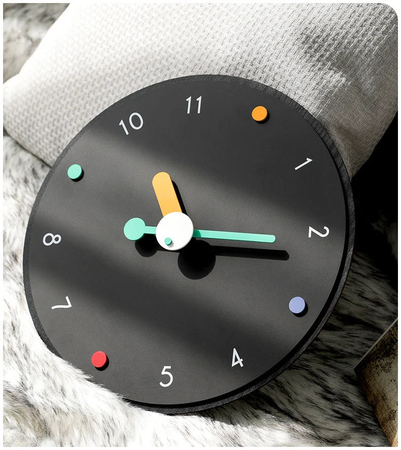 Wall Clock | Silent Sweep & Walnut Hands | 30 cm
