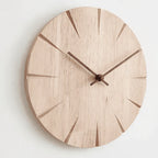 Wall Clock | Solid Wood & Silent Quartz | Pendulum Movement