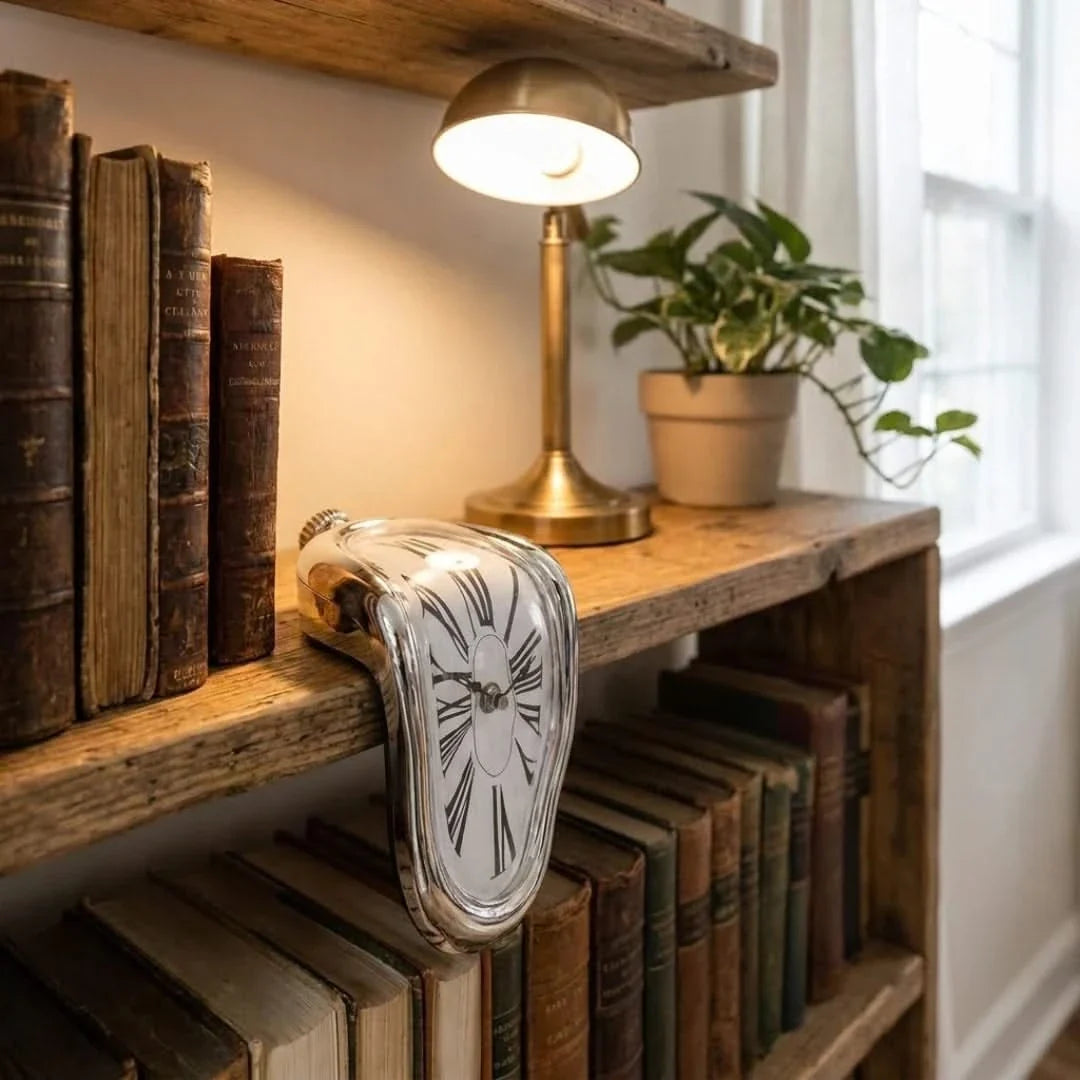 Wall Clock | Surreal Melting Design & Silent Quartz Movement