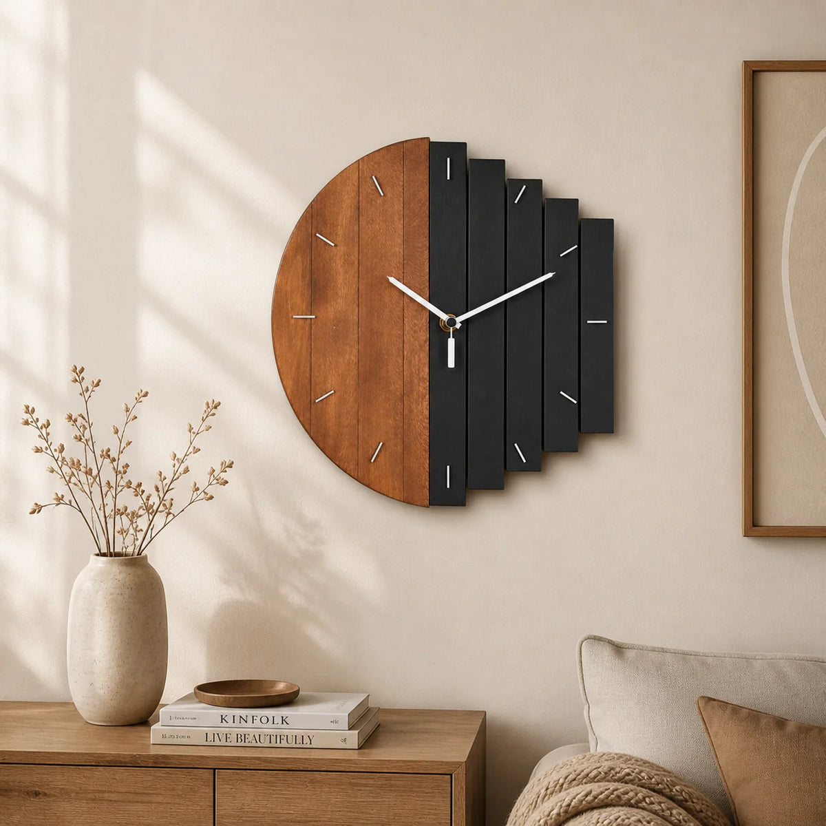 Wall Clock | Sustainable Wood & Analog Display