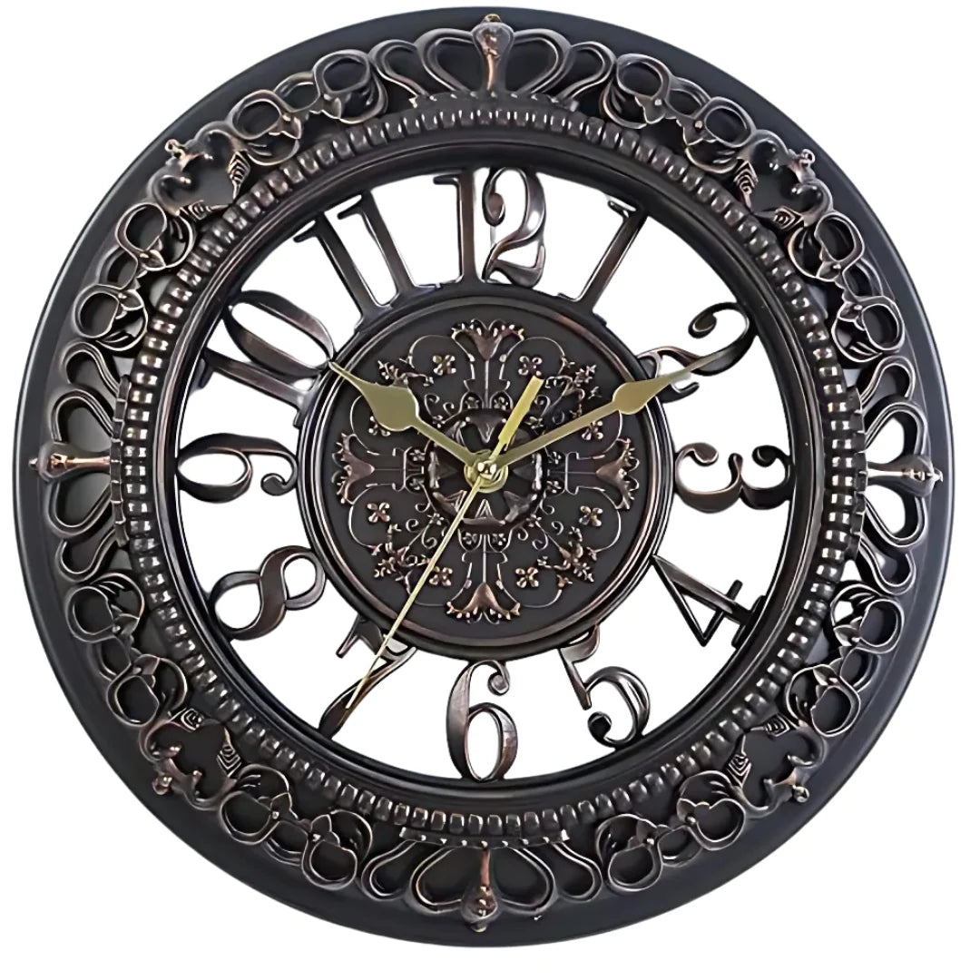Wall Clock | Vintage-Inspired Silent Quartz & Lightweight Acrylic