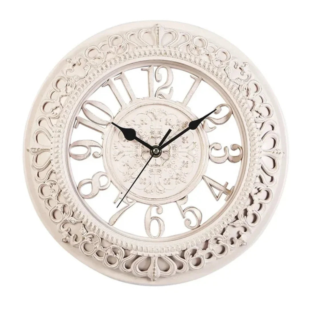 Wall Clock | Vintage-Inspired Silent Quartz & Lightweight Acrylic