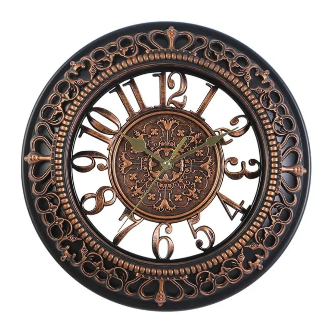Wall Clock | Vintage-Inspired Silent Quartz & Lightweight Acrylic