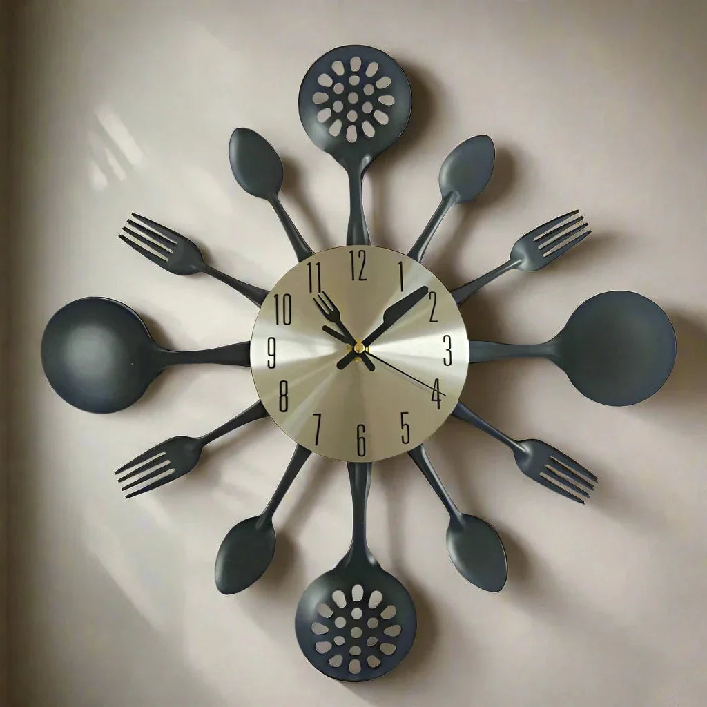 Wall Clock | Bold Round Frame | Silent Quartz Movement