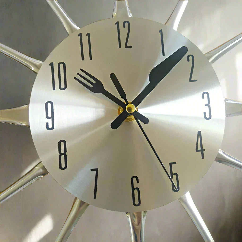 Wall Clock | Bold Round Frame | Silent Quartz Movement