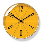 Wall Clock | Nordic Minimalist Glass Face | Quartz Movement