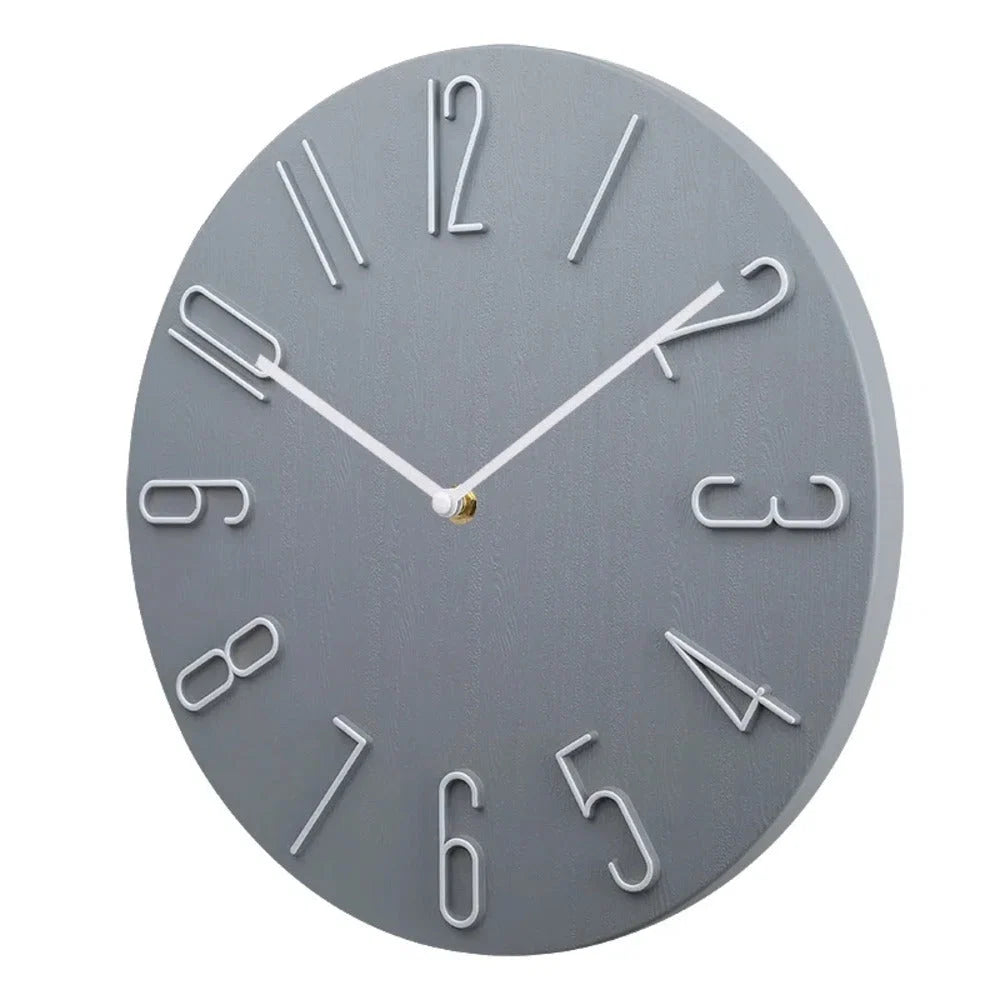 Wall Clock | Smooth Minimalist Face | Lightweight & Silent Movement