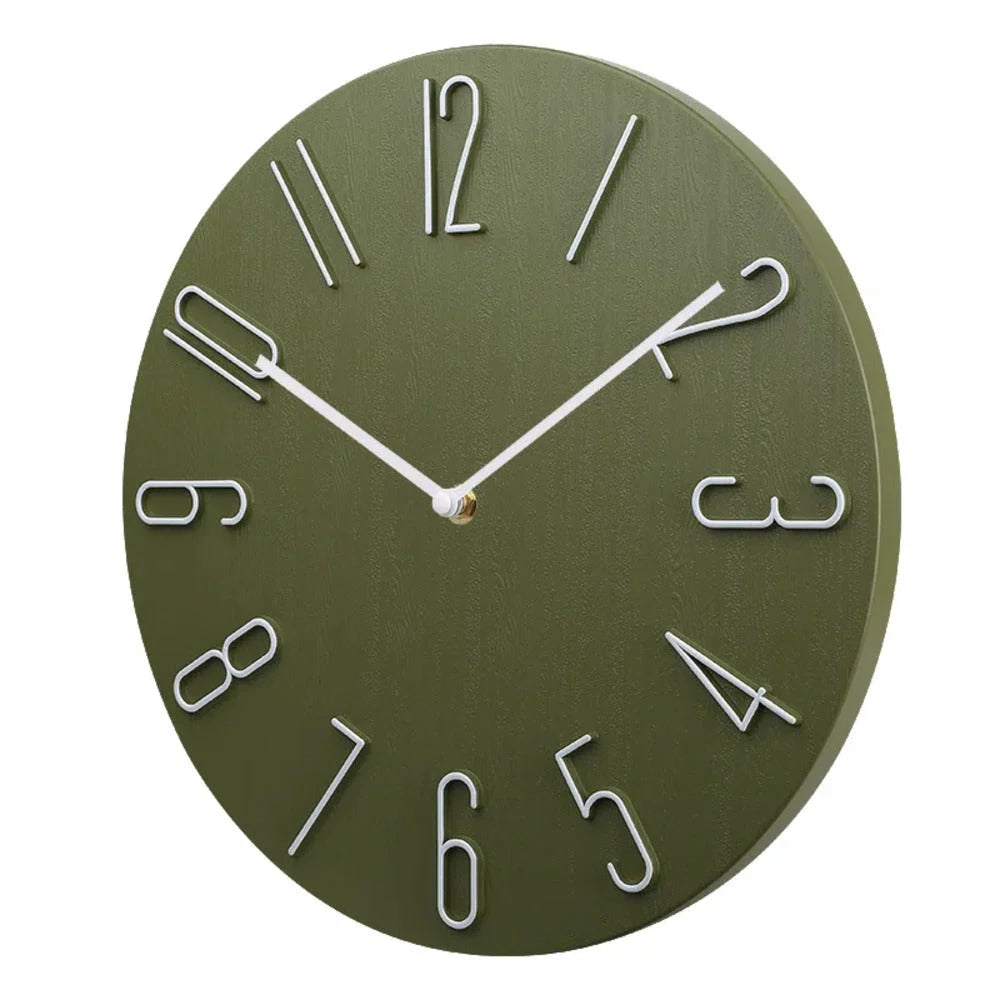 Wall Clock | Smooth Minimalist Face | Lightweight & Silent Movement