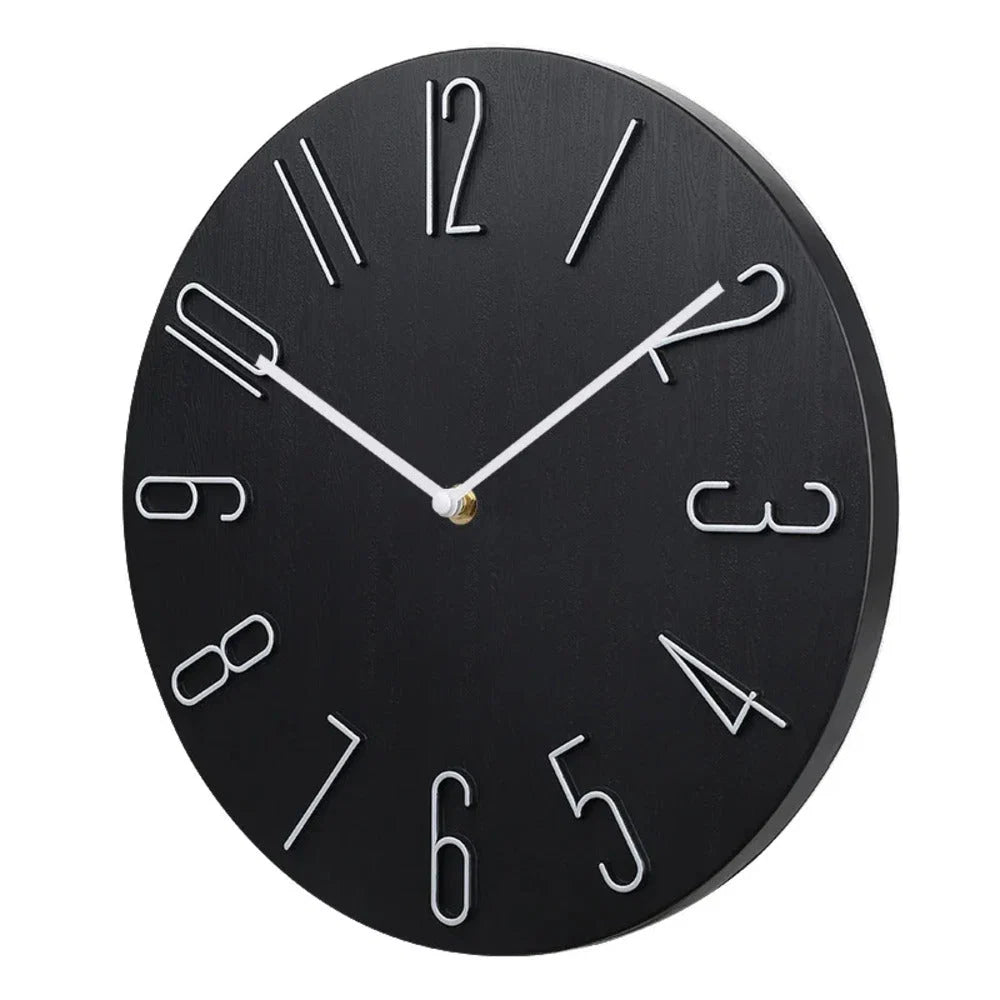 Wall Clock | Smooth Minimalist Face | Lightweight & Silent Movement