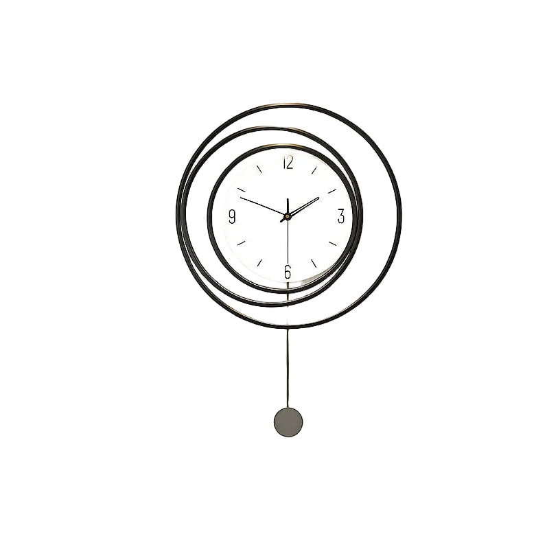 Wall Clock | Minimalist Round Design | Silent Quartz Movement