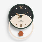 Wall Clock | MDF & Solid Walnut Face | Silent Sweep, 28 x 40 cm