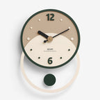 Wall Clock | MDF & Solid Walnut Face | Silent Sweep, 28 x 40 cm