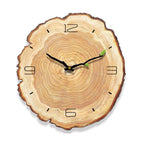 Wall Clock | Wood Growth Rings & Silent Movement | 30 cm