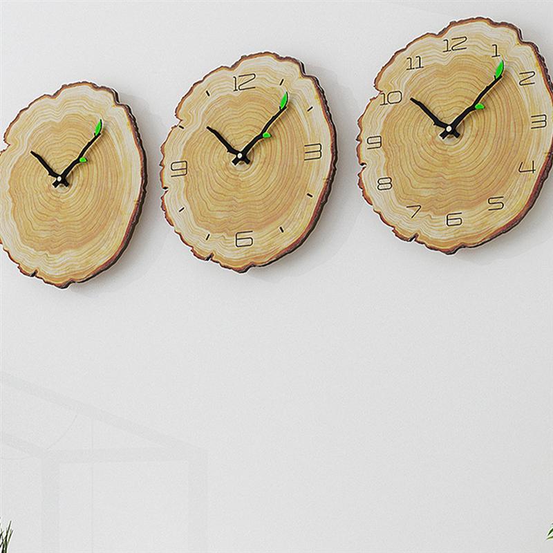 Wall Clock | Wood Growth Rings & Silent Movement | 30 cm