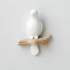 Wall Coat Rack | Resin & Bird Motif