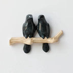Wall Coat Rack | Resin & Bird Motif