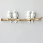 Wall Coat Rack | Resin & Bird Motif