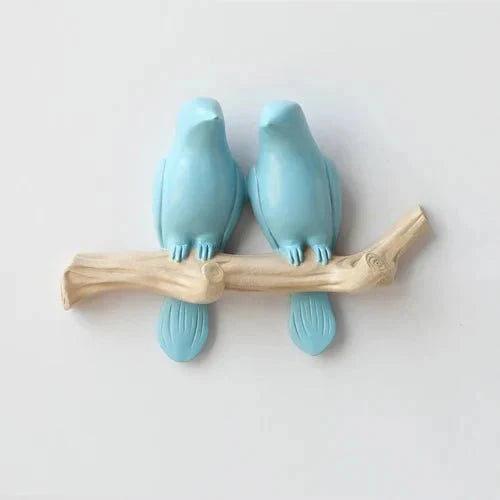 Wall Coat Rack | Resin & Bird Motif