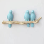 Wall Coat Rack | Resin & Bird Motif