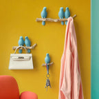 Wall Coat Rack | Resin & Bird Motif