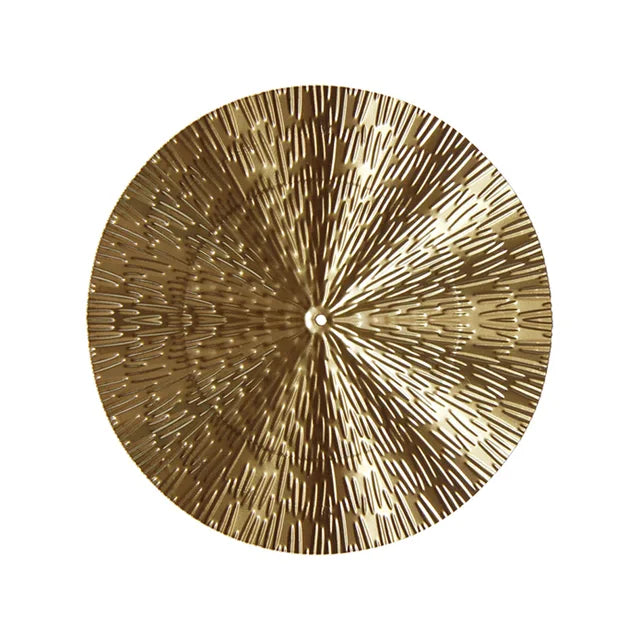 Wall Decoration | Nordic Round Gold Metal