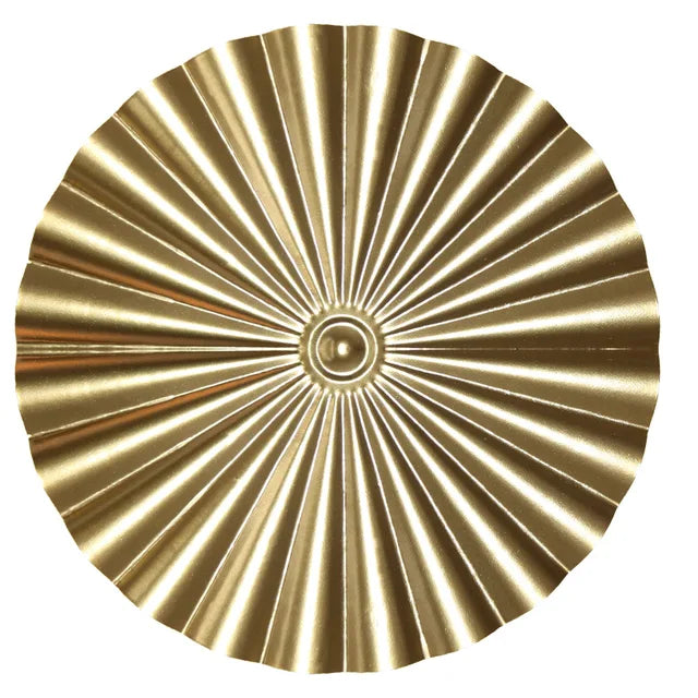 Wall Decoration | Nordic Round Gold Metal