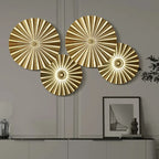 Wall Decoration | Nordic Round Gold Metal