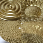 Wall Decoration | Nordic Round Gold Metal
