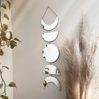 Wall Hanging | Moon-Phase Acrylic Mirror | 140 cm