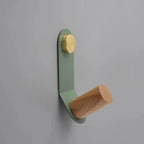 Wall Hook | Oak Wood & High Load Capacity | Screw & Self-Adhesive