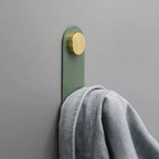 Wall Hook | Oak Wood & High Load Capacity | Screw & Self-Adhesive