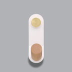 Wall Hook | Oak Wood & High Load Capacity | Screw & Self-Adhesive